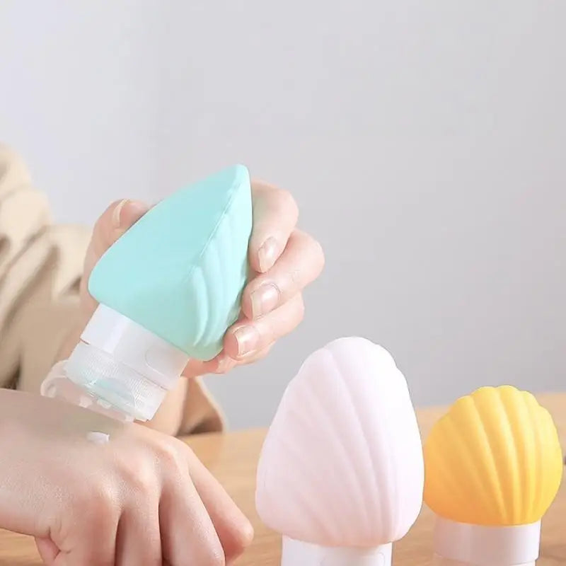 Silicone Travel Bottles – Leakproof Refillable Cosmetic Set Refillable Travel Bottles Qme