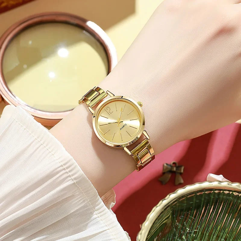 Luxury Couple Quartz Watches – Matching Men's & Women's Set Couple Watch Set Qme