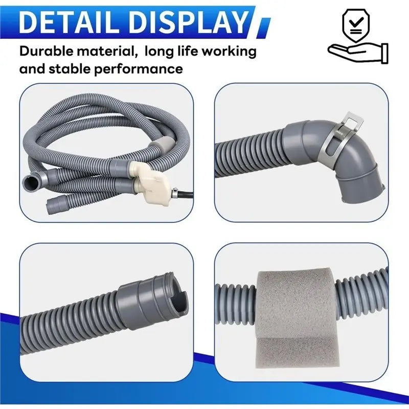 Washer Drain Hose Replacement – Fits 5215ER2002G LG Kenmore Washer Drain Hose Qst