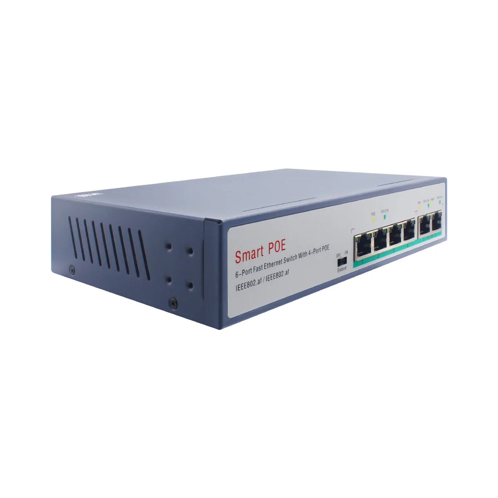 ESCAM 4+2 Channel Fast Ethernet PoE Switch for IP Cameras PoE Network Switch Qme eu plug United States