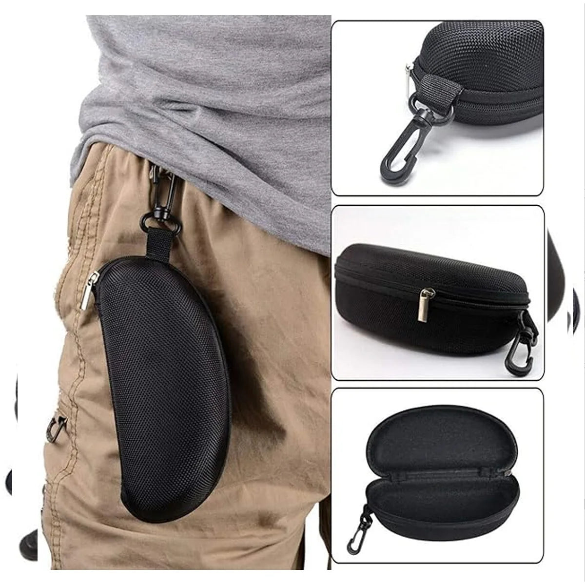 VOPHA EVA Portable Glasses Case Storage Set – Unisex PH04 Eyewear Case Qst