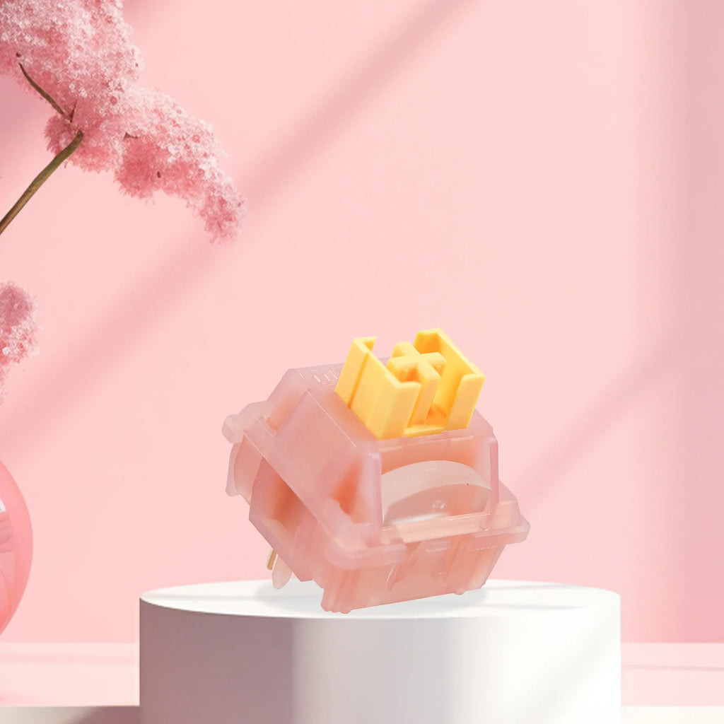 Outemu Silent Peach V3 & Lemon Switches – Pre-Lubed Mechanical Keyboard Switches Qme