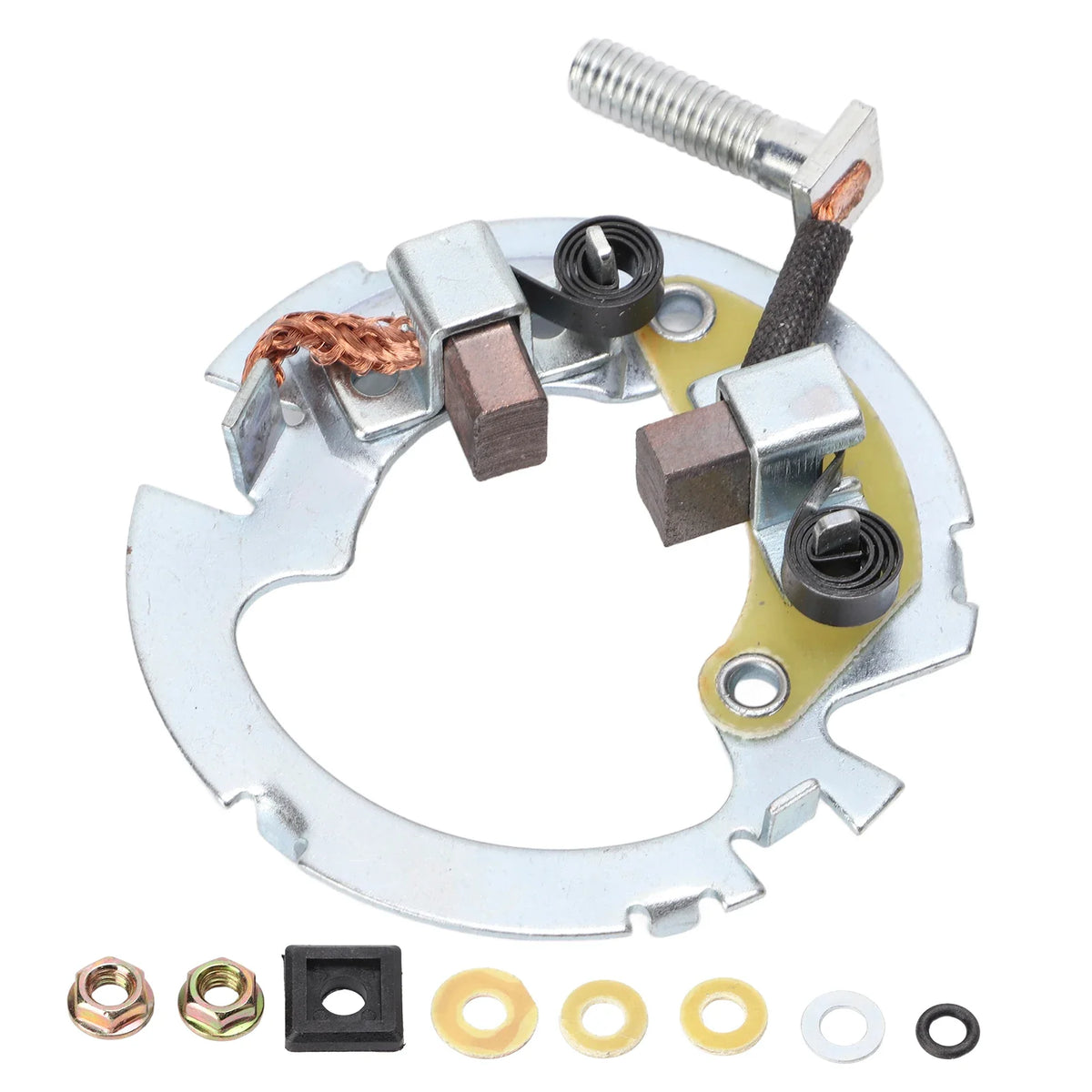 Carbon Brush Starter Plate Rebuild Kit for Honda TRX350 TRX400EX Starter Rebuild Kit Qme as pic