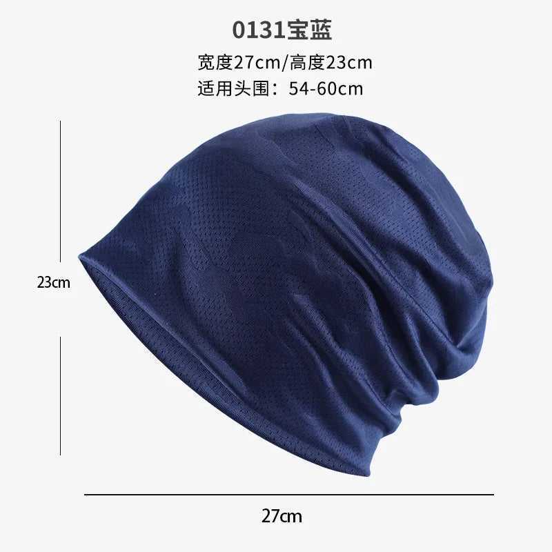 Breathable Sweat-Wicking Quick-Dry Sports Running Headband Sports Headband Qme SKY BLUE