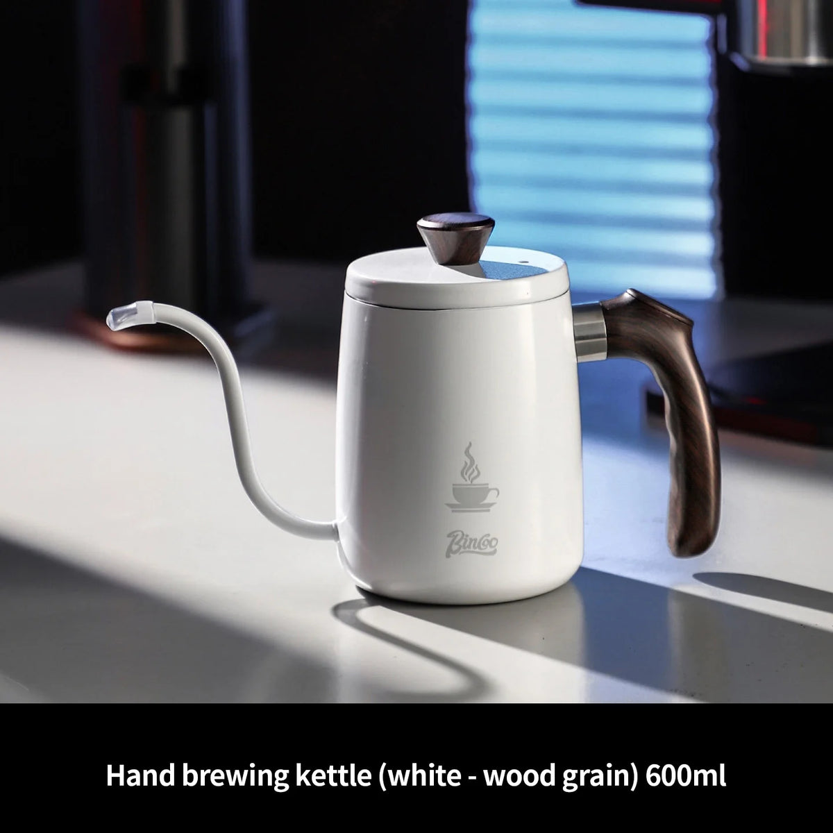 Bincoo Pour Over Coffee Kettle 304 Stainless Steel 400/600ml Pour Over Kettle Qst wood grain 600ml