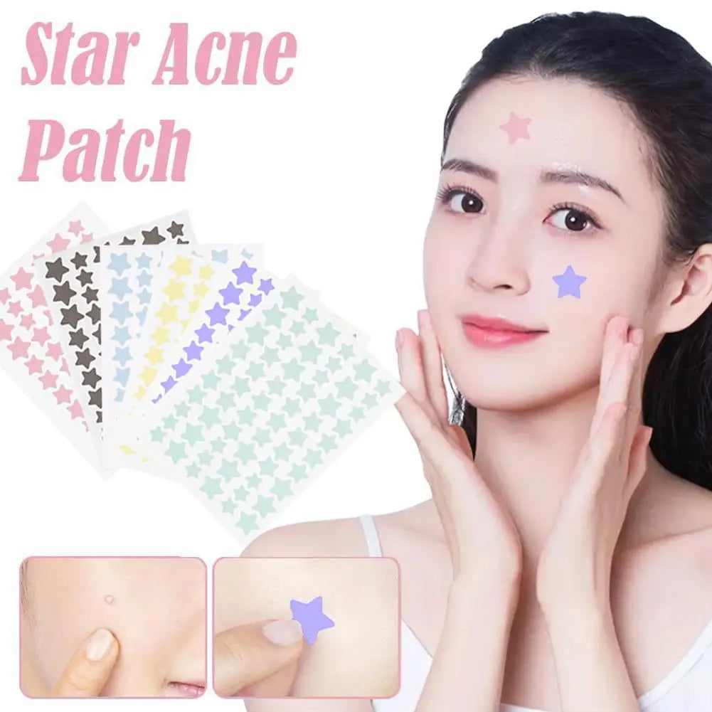 Invisible Star Shape Acne Patches – Waterproof Cover | Qme Acne Cover Patch Qme