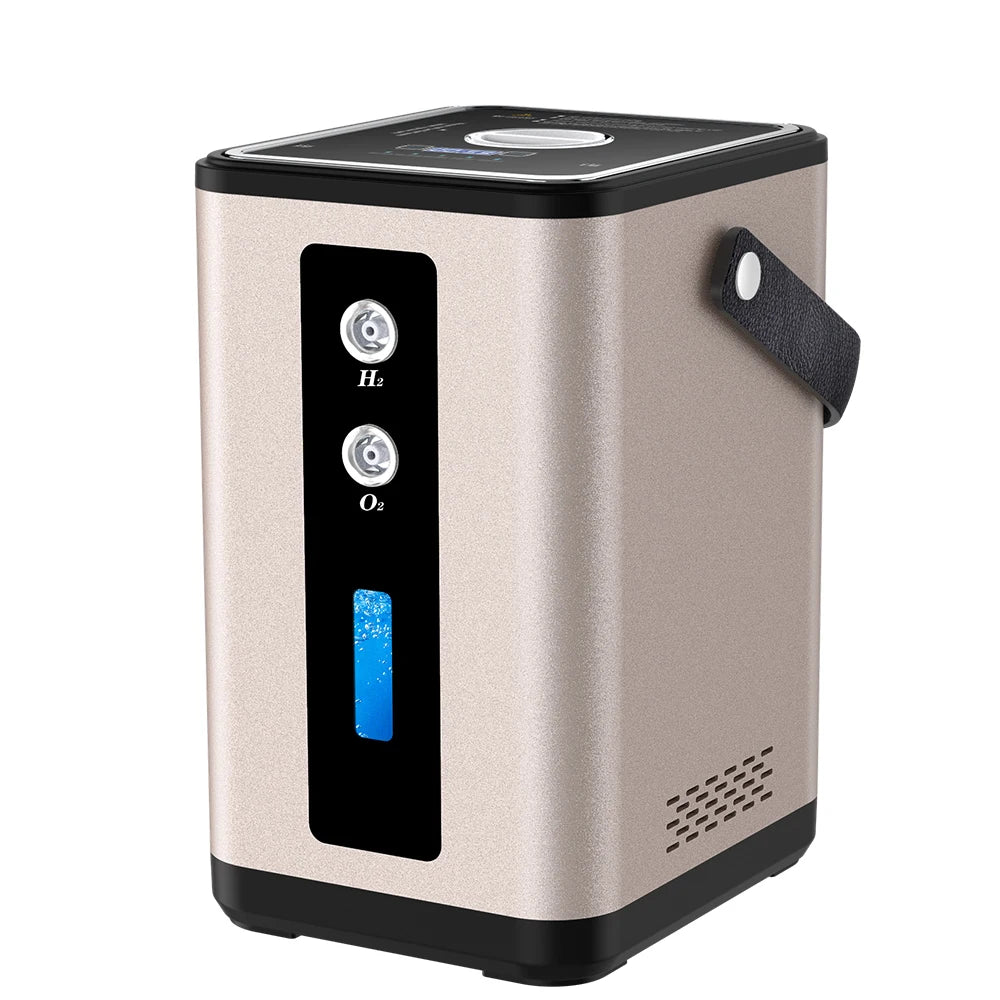 Suyzeko 450ml/min PEM Hydrogen Oxygen Generator | Home Wellness Hydrogen Inhalation Machine Qst Gold