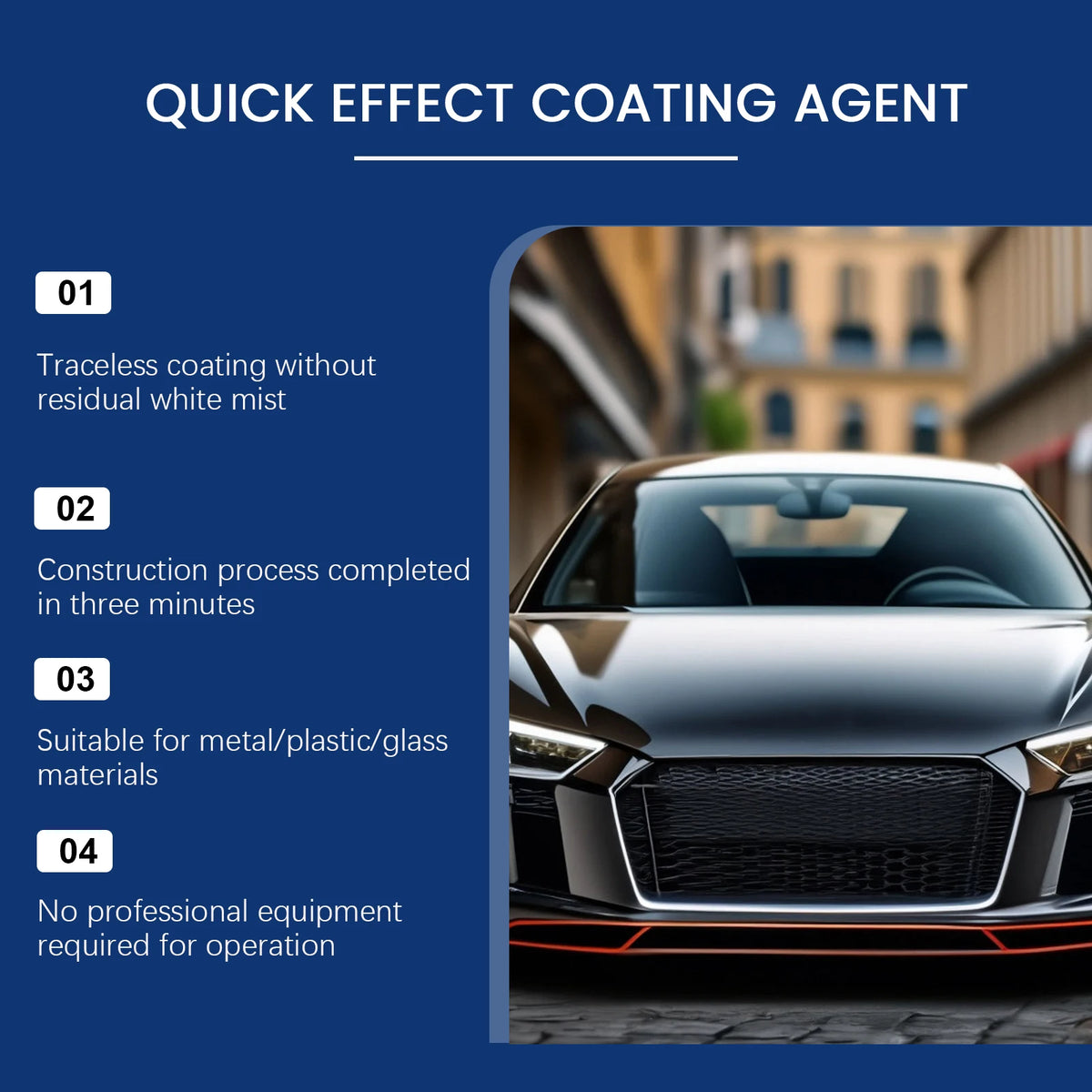 Rayhong Car Coating Spray – Gloss, Antifouling & Paint Care Car Coating Spray Qst
