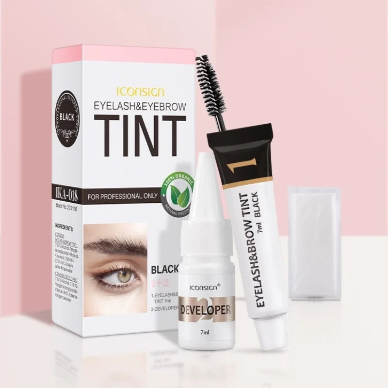 Eyebrow & Lash Tint Gel Cream – Black, Brown & Coffee Eyebrow Tint Gel Qme