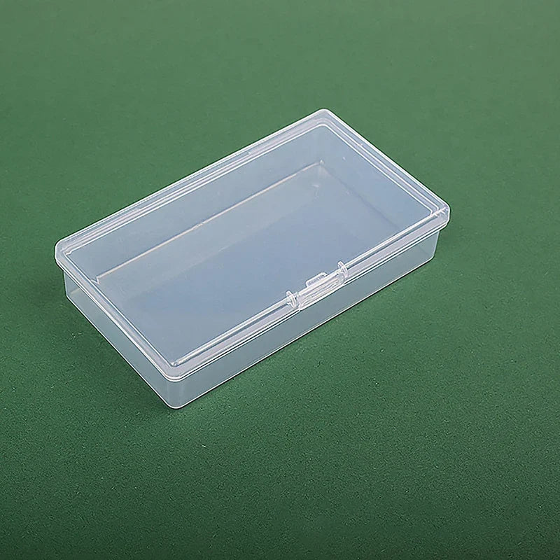 Clear Washi Tape & Sticker Storage Box | Transparent Case Stationery Organizer Box Qme