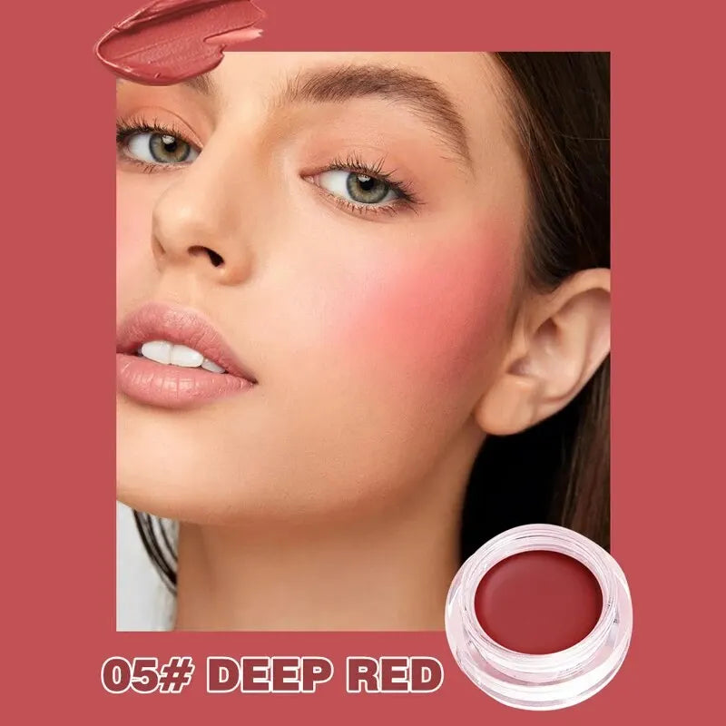 Cream Rouge Matte Stick Blusher | 6 Shades | Qme Powder Blush Stick Qme DEEP RED