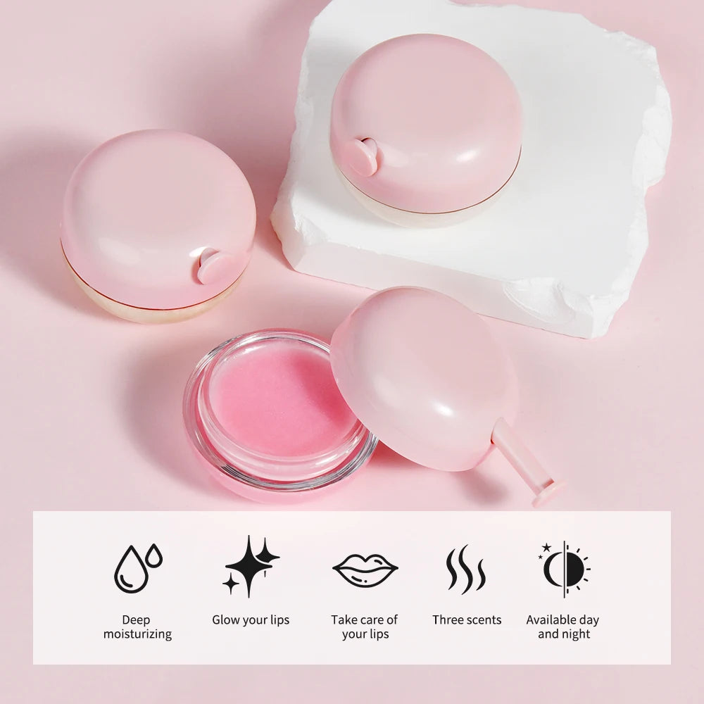 Lakerain Nourish Lip Balm Set – Hydrate, Plump & Exfoliate Lip Treatment Set Qst