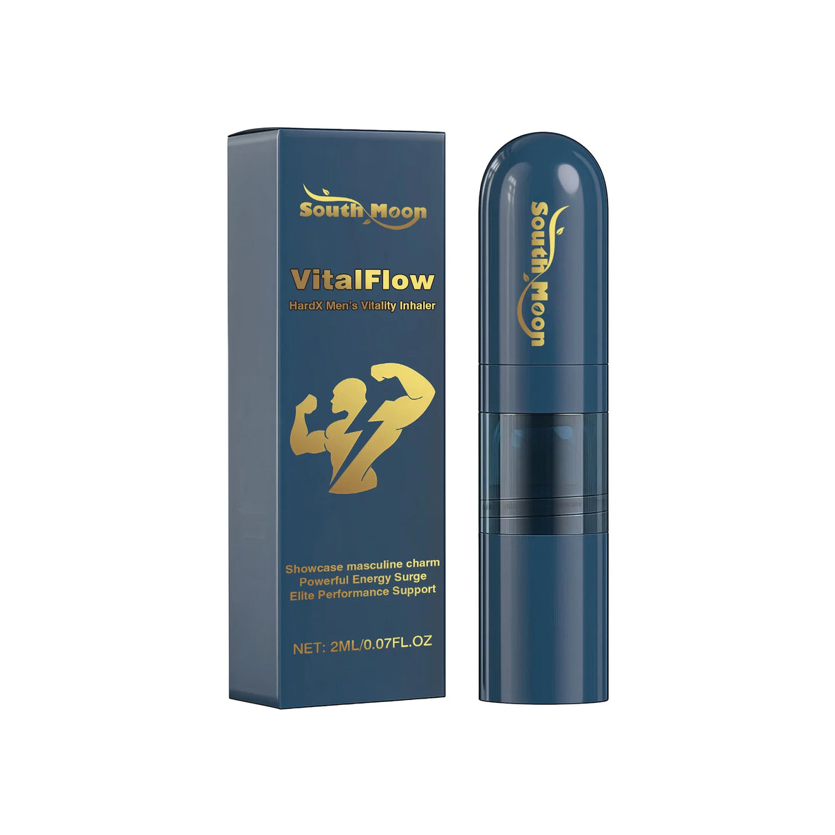 South Moon Men's Energizing Nasal Inhaler – Focus & Refresh Aromatherapy Inhaler Qst 2ml boxed