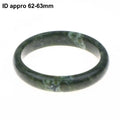 Natural Hand Carved Wide Jade Bangle – Green & White Bracelet Jade Bangle Bracelet Qme A5