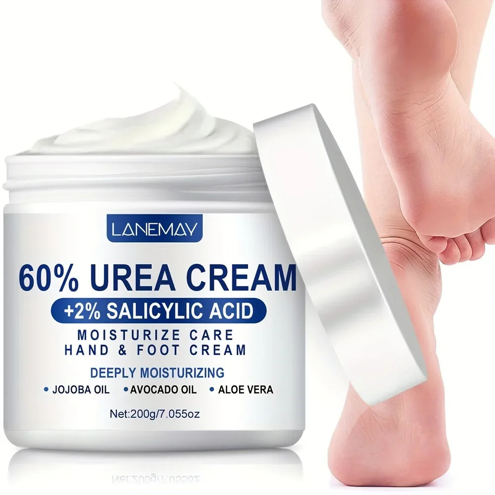 Lanemay 60% Urea Cream – Hand & Foot Moisturizer, 200g Foot & Hand Cream Qst 200g