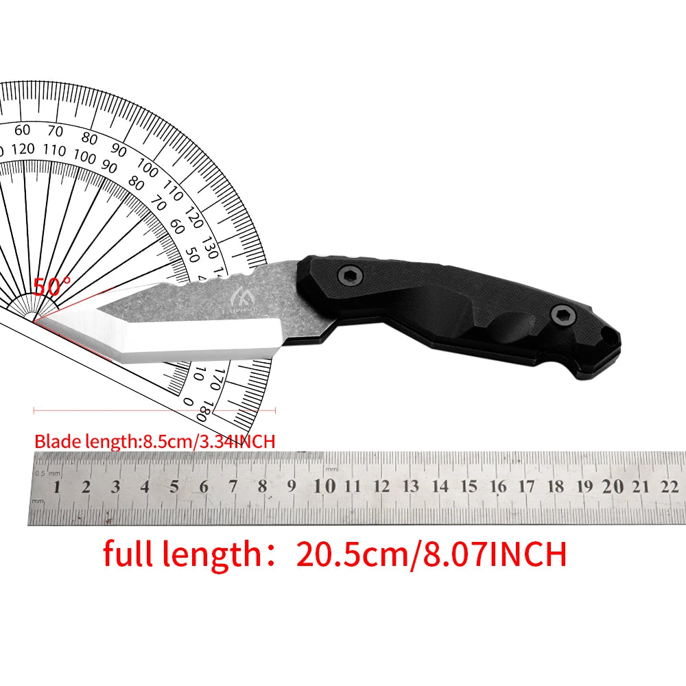 HUANGFU Multifunctional Outdoor Knife – Camping & Hiking Tool Outdoor Knife Qst