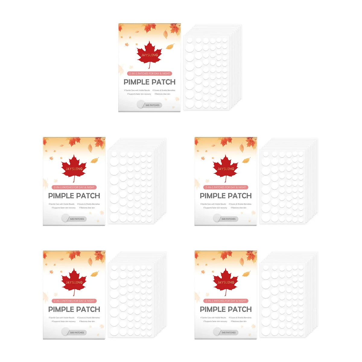 Hydrocolloid Acne Patches – Invisible Spot Treatment | Qme Acne Spot Patches Qme 5x549patches Boxed