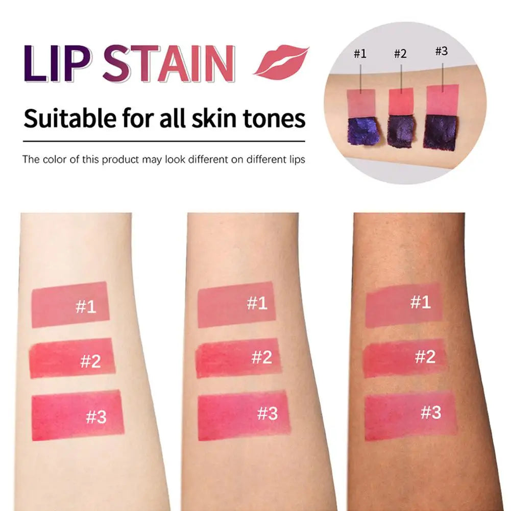 Peel-Off Lip Liner Stain Gloss – Waterproof Long-Lasting Matte Peel-Off Lip Stain Qme