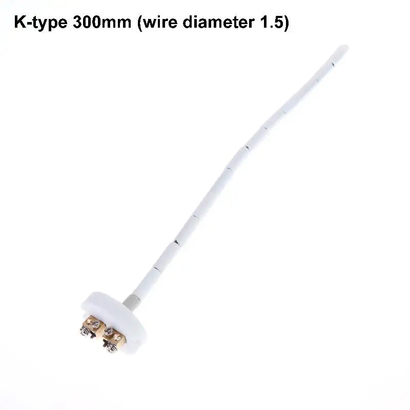 WRN-010 K-Type Thermocouple Sensor 0–1300°C Ceramic Core Probe Thermocouple Sensor Qme B1