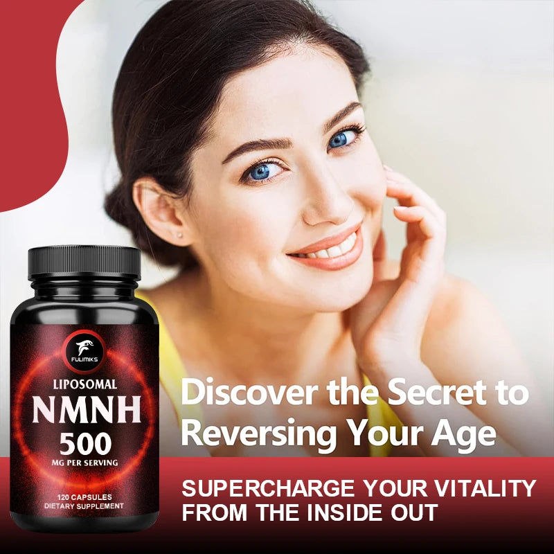 Fulimiks Liposomal NMNH 500mg – Vitality & Skin Health Capsules Liposomal Supplement Qst