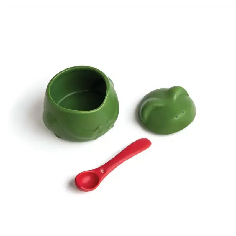 Frog Salt Cellar & Seasoning Jar – Cute Kitchen Decor Salt Cellar Qme