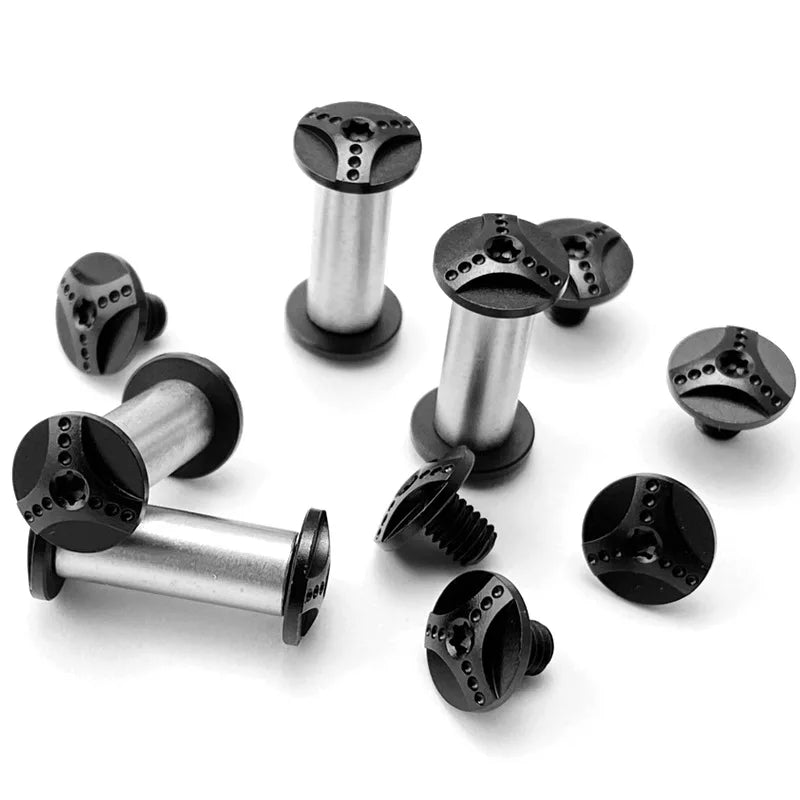 Stainless Steel Knife Handle Locking Screws M4 T8 Torx 5mm 10pk Knife Handle Screws Qst