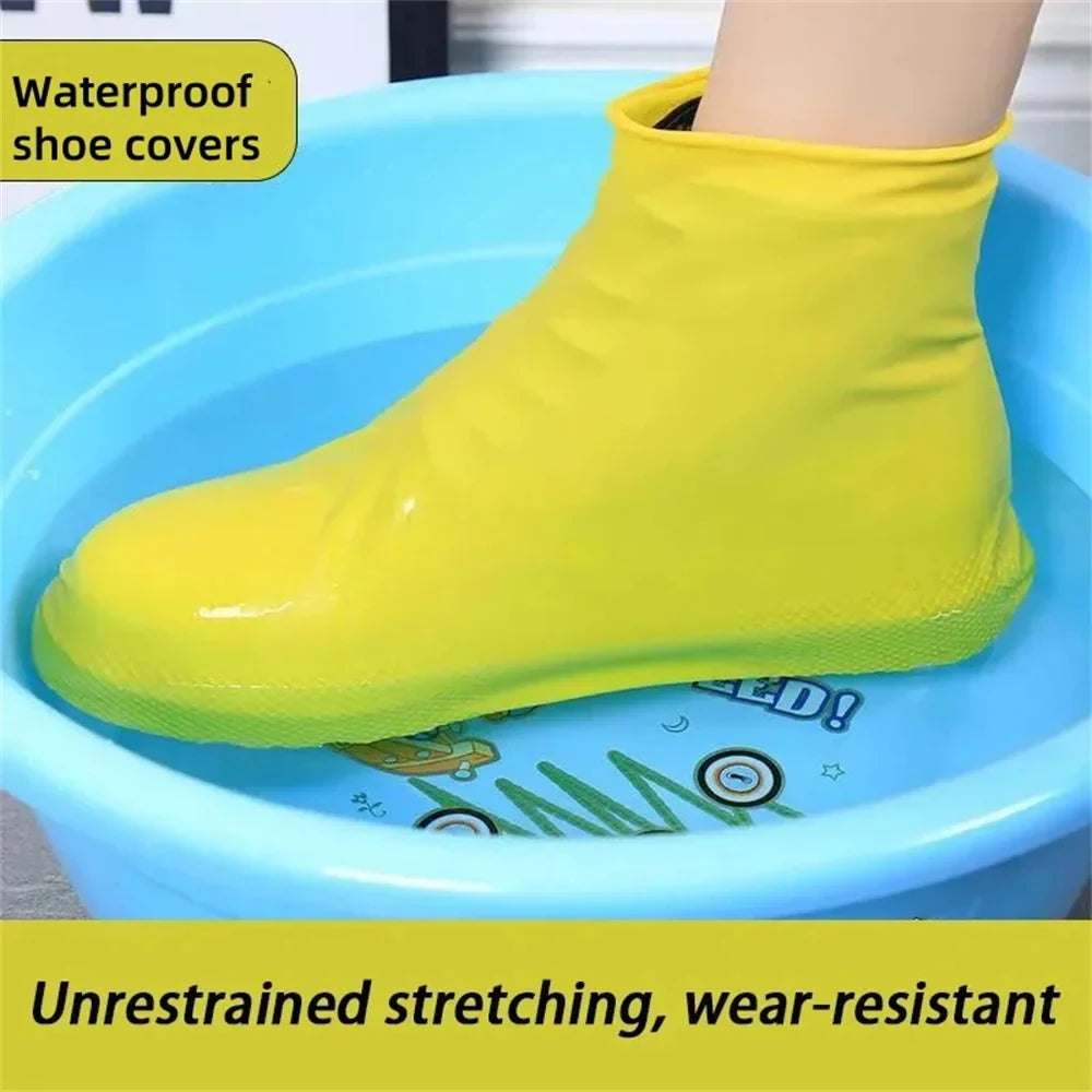 Silicone Rain Shoe Covers – Non-Slip, Waterproof & Reusable Waterproof Shoe Covers Qme
