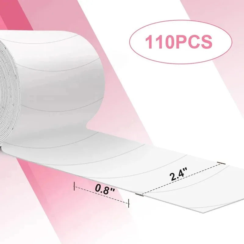 Micro Foam Eye Pads for Lash Extensions – 110 Pack | Qme Lash Extension Supplies Qme
