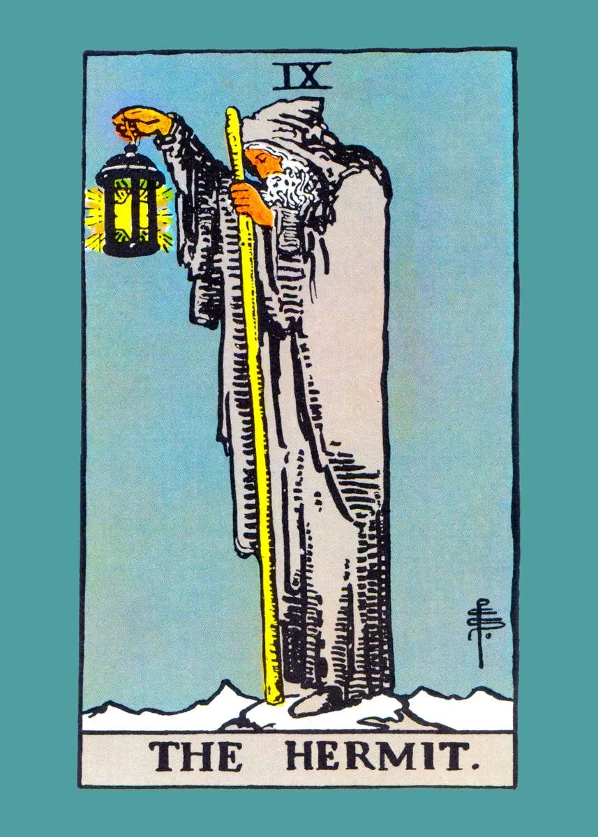 Tarot Card Canvas Wall Art – Witchy Occult Illustration Poster Canvas Wall Art Qst I 40x50cm Unframed