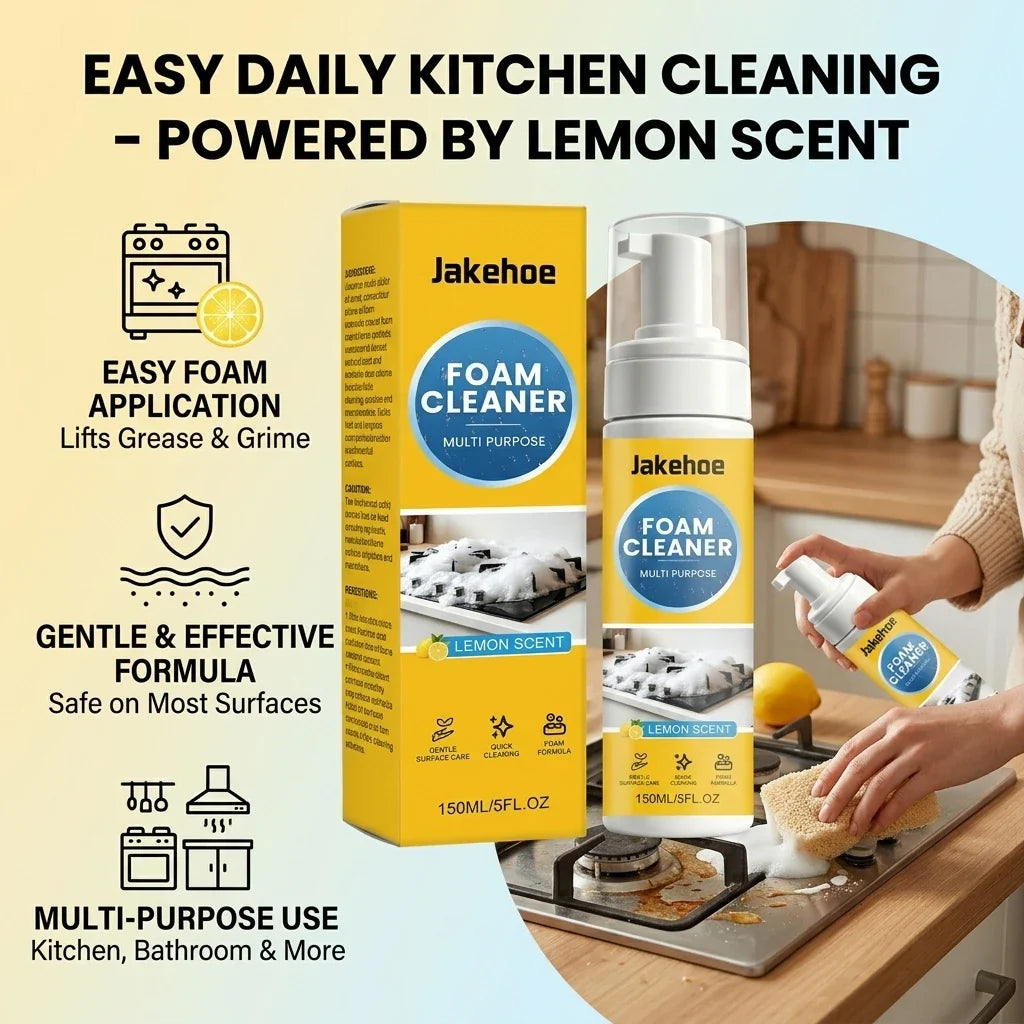 Multi-Purpose Foam Cleaning Spray | Degreaser 3 Scents Foam Cleaning Spray Qme