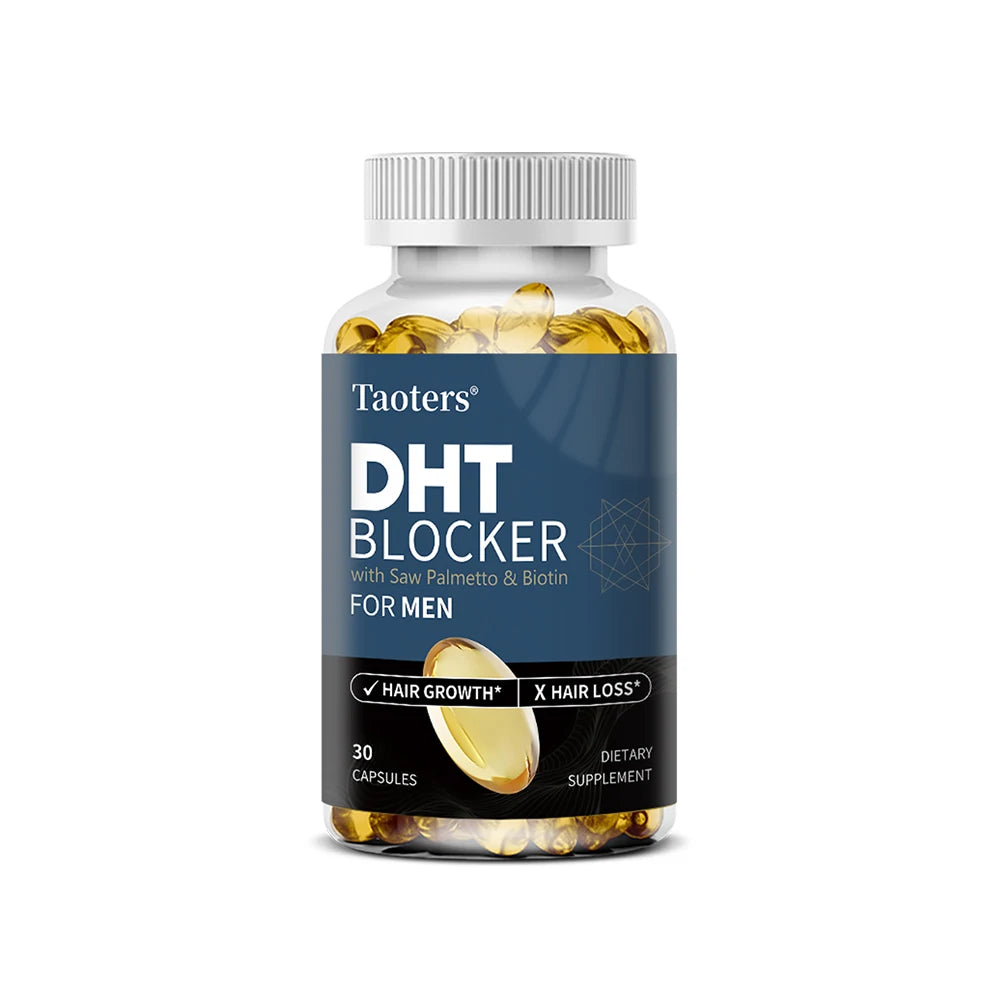 DHT Blocker Hair Growth Supplement – Saw Palmetto & Biotin Hair Growth Supplement Qst 30 count-1 bottle