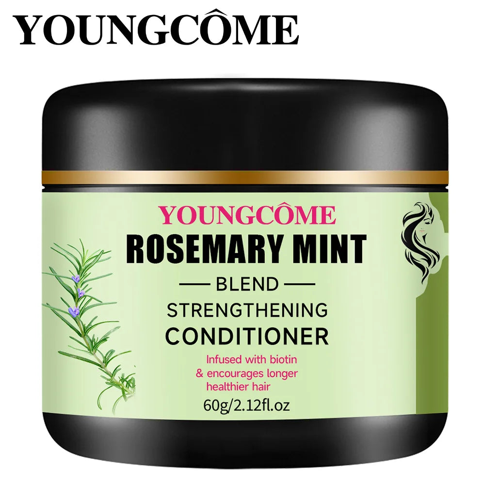 YOUNGCOME Rosemary Hair Mask – Keratin Smoothing & Nourishing Hair Treatment Mask Qst