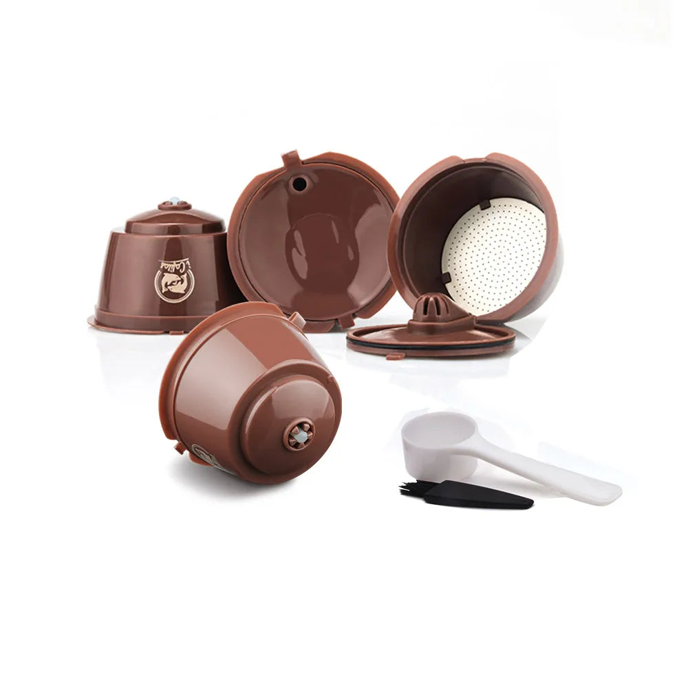 Reusable Coffee Capsule Adapter for Dolce Gusto Lumio DG325 Coffee Capsule Adapter Qst 4P capsule