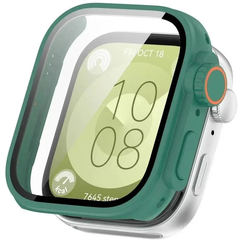 Tempered Glass Screen Protector Case for Huawei Watch Fit 3 Watch Screen Protector Qme OfficialGr for Huawei Fit 3