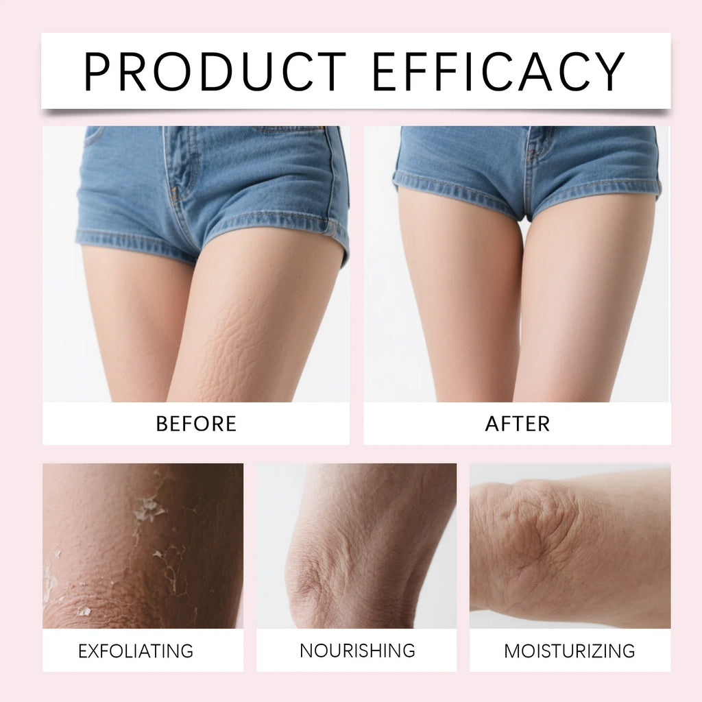 OceAura Sakura Strawberry Body Scrub – Exfoliating & Glow Body Scrub Cream Qst