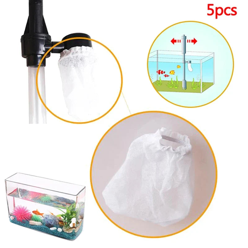 Cotton Elasticated Aquarium Filter Mesh Bags – Fish Tank Aquarium Filter Bag Qme