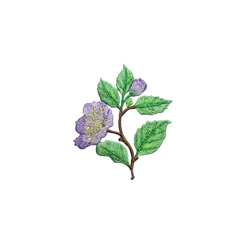 Flower Embroidery Iron-On Patch for Clothes, Bags & Jeans Embroidery Iron-On Patch Qst B3