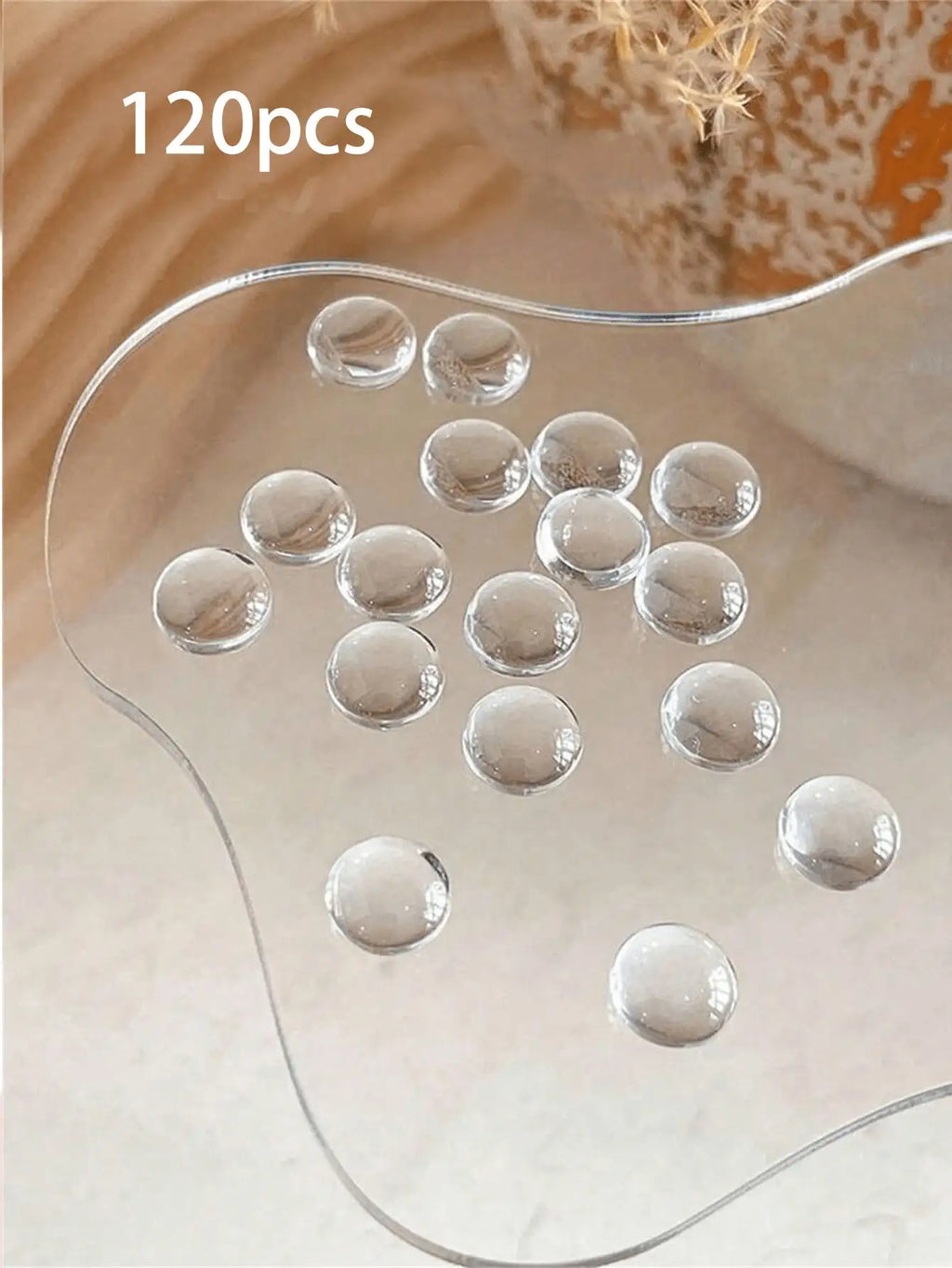 Mini Glass Nail Art Beads Color Chart – 3D Round Swatches Nail Art Tool Qme