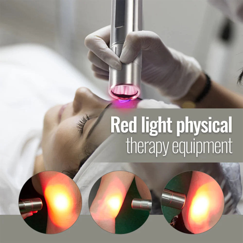 Portable Red Light Therapy Lamp 630nm 660nm 850nm USB Wand Red Light Therapy Wand Qst