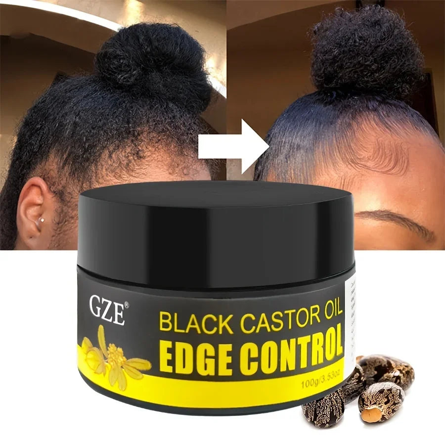 GZE African Black Castor Oil Extra Hold Braid & Loc Twist Gel Hair Styling Gel Qme Default Title