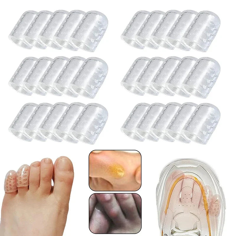 Silicone Gel Toe Protectors – Breathable Anti-Friction Caps 2 Pack Toe Protector Caps Qme