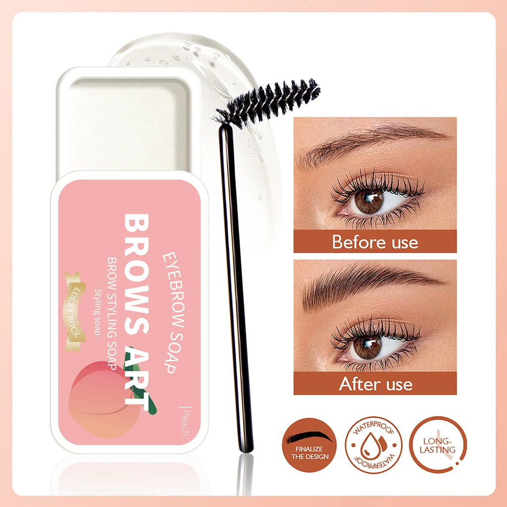 3D Feathery Brow Styling Gel – Long-Lasting & Waterproof Eyebrow Styling Gel Qme