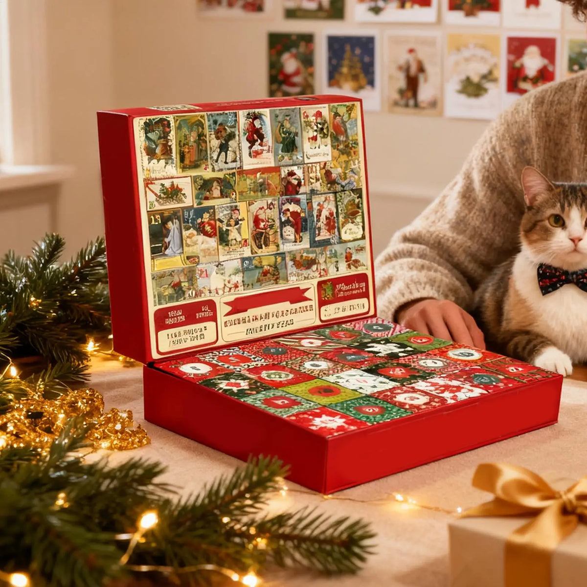 Christmas Advent Calendar 2025 – 24-Day Jigsaw Puzzle Countdown Advent Puzzle Calendar Qme