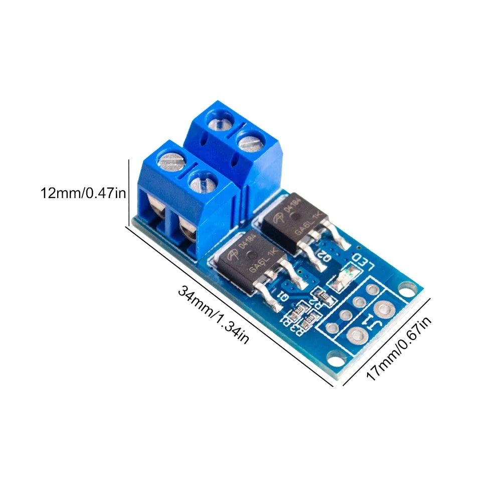 PWM Regulator DC 5V-36V MOSFET Switch Drive Module 400W PWM Switch Module Qme