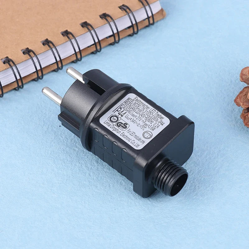 LED String Light Transformer 3.6W 31V Power Adapter with Timer String Light Transformer Qme