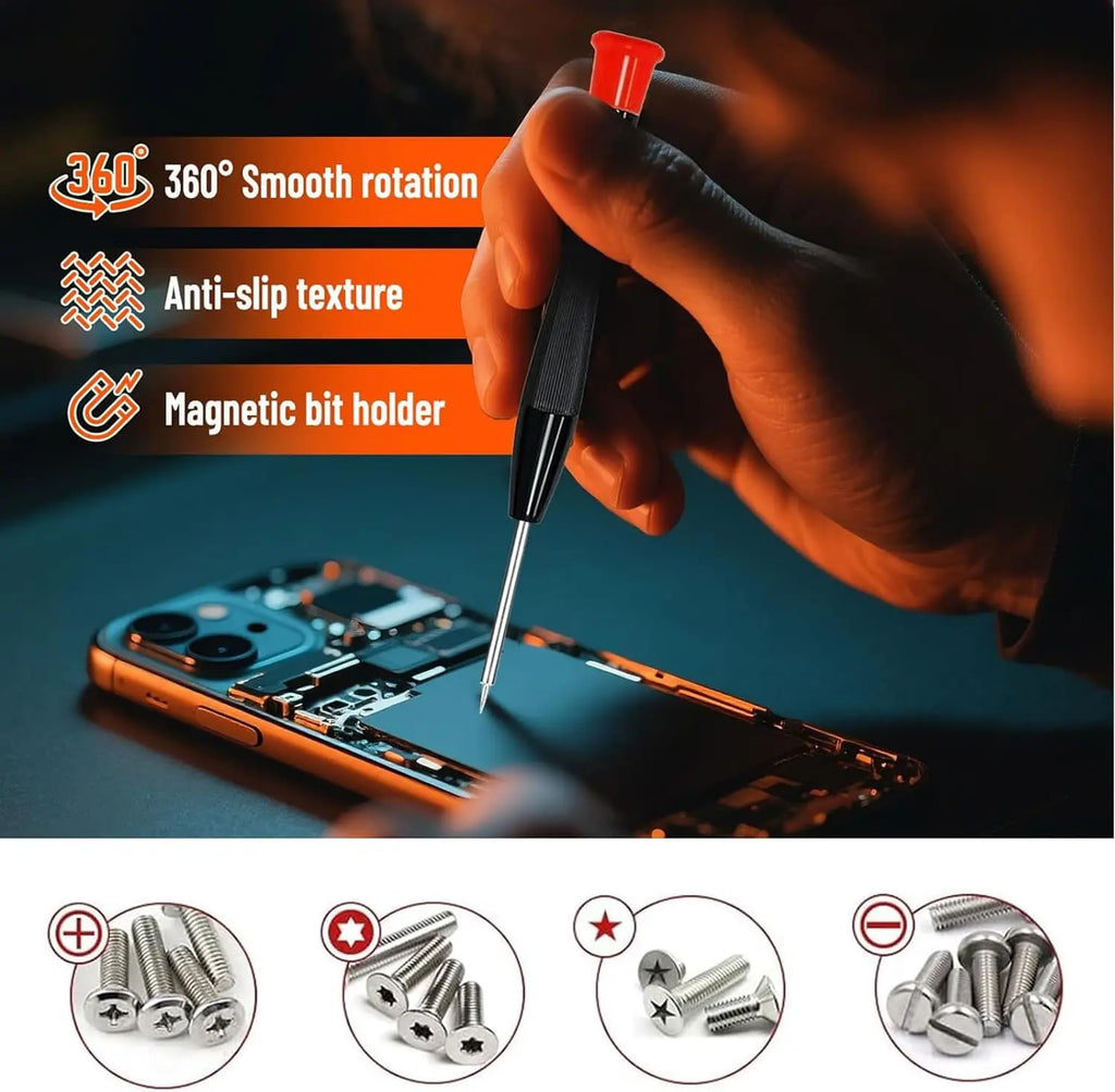 48-in-1 Precision Screwdriver Set – Phone & Electronics Repair Precision Repair Tool Kit Qme