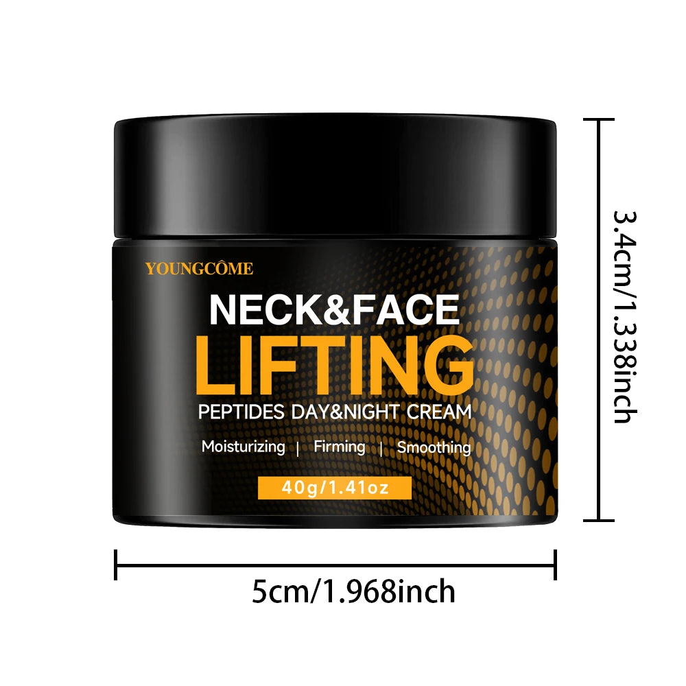 YOUNGCOME Neck & Face Firming Peptide Cream – Moisturiser Neck & Face Cream Qst 40g