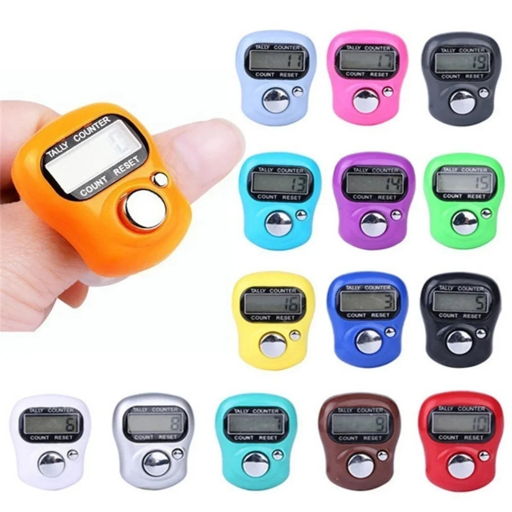 Digital Finger Tally Counter LCD Row & Point Marker Digital Tally Counter Qme