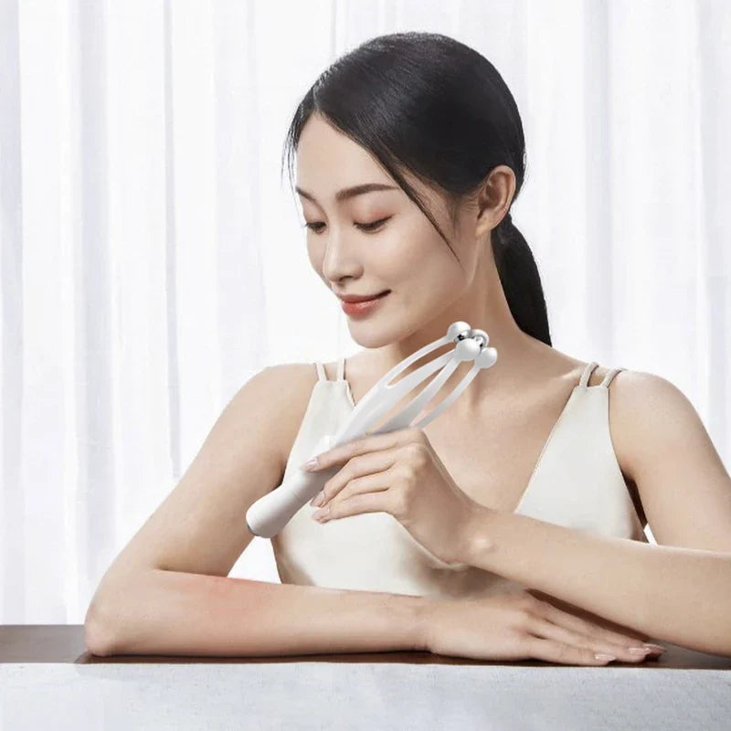 360° Roller Hand & Finger Joint Massager | Acupressure Tool Hand Roller Massager Qme