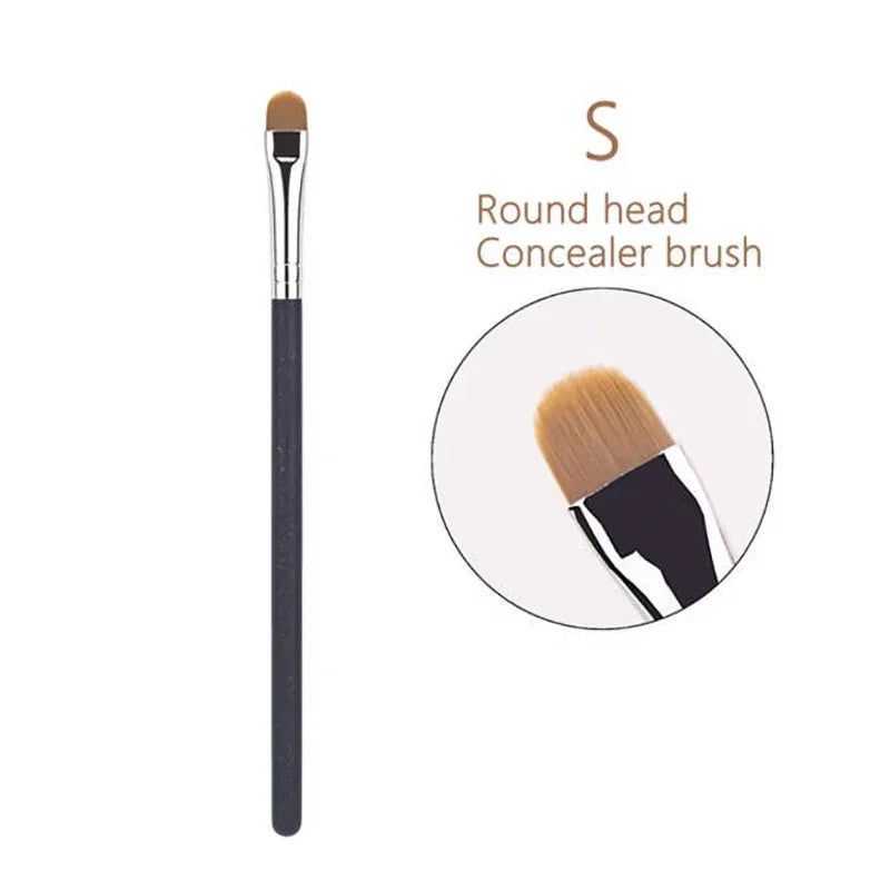 Flat Round Ultra-Thin Foundation & Concealer Makeup Brush Makeup Brush Qme S